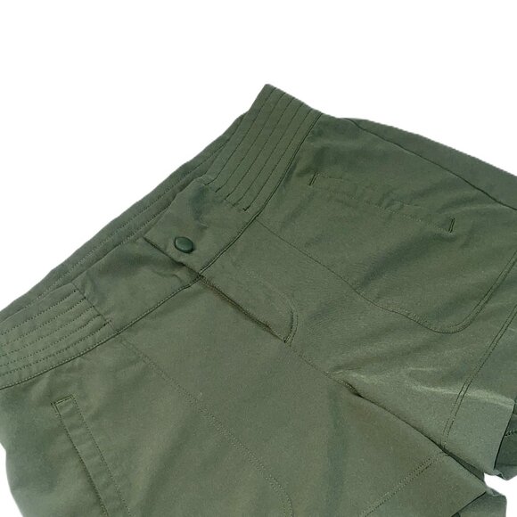 Kyodan | High Rise Shorts‎ Army/Olive Green | SZ Petite Small Women - Picture 3 of 6
